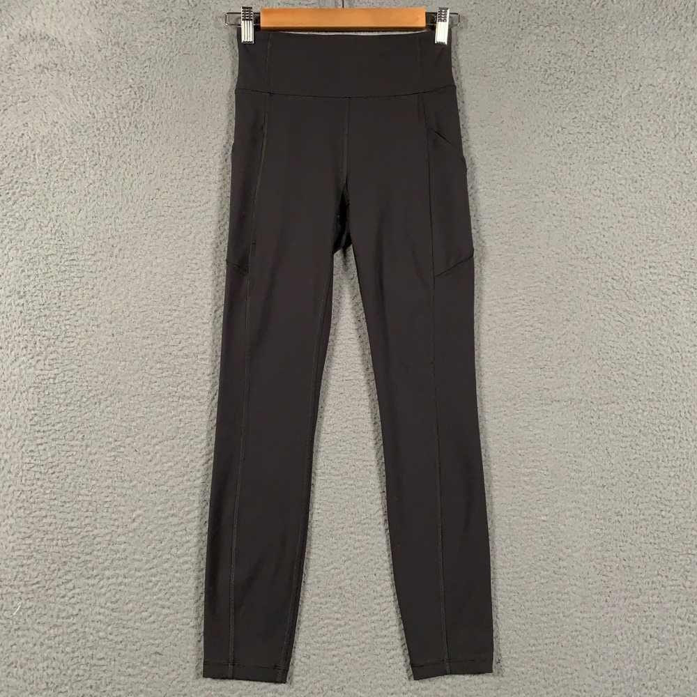 Lululemon Wunder Train High-Rise Tight 25" Womens Size 4 Black Athletic Leggings